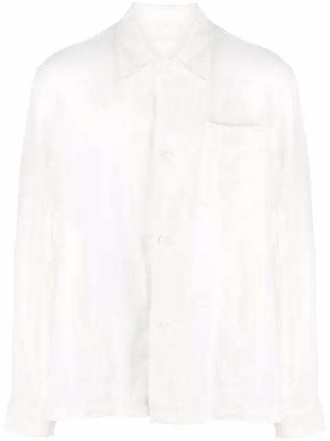 OUR LEGACY long-sleeved linen shirt