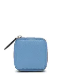 Smythson Panama leather trinket case - Blue