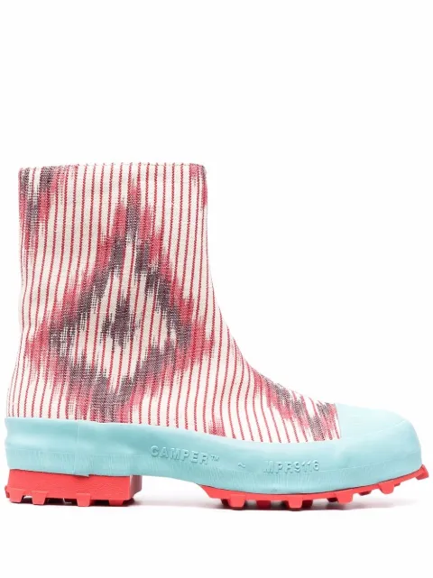 CamperLab Traktori abstract-print ankle boots 