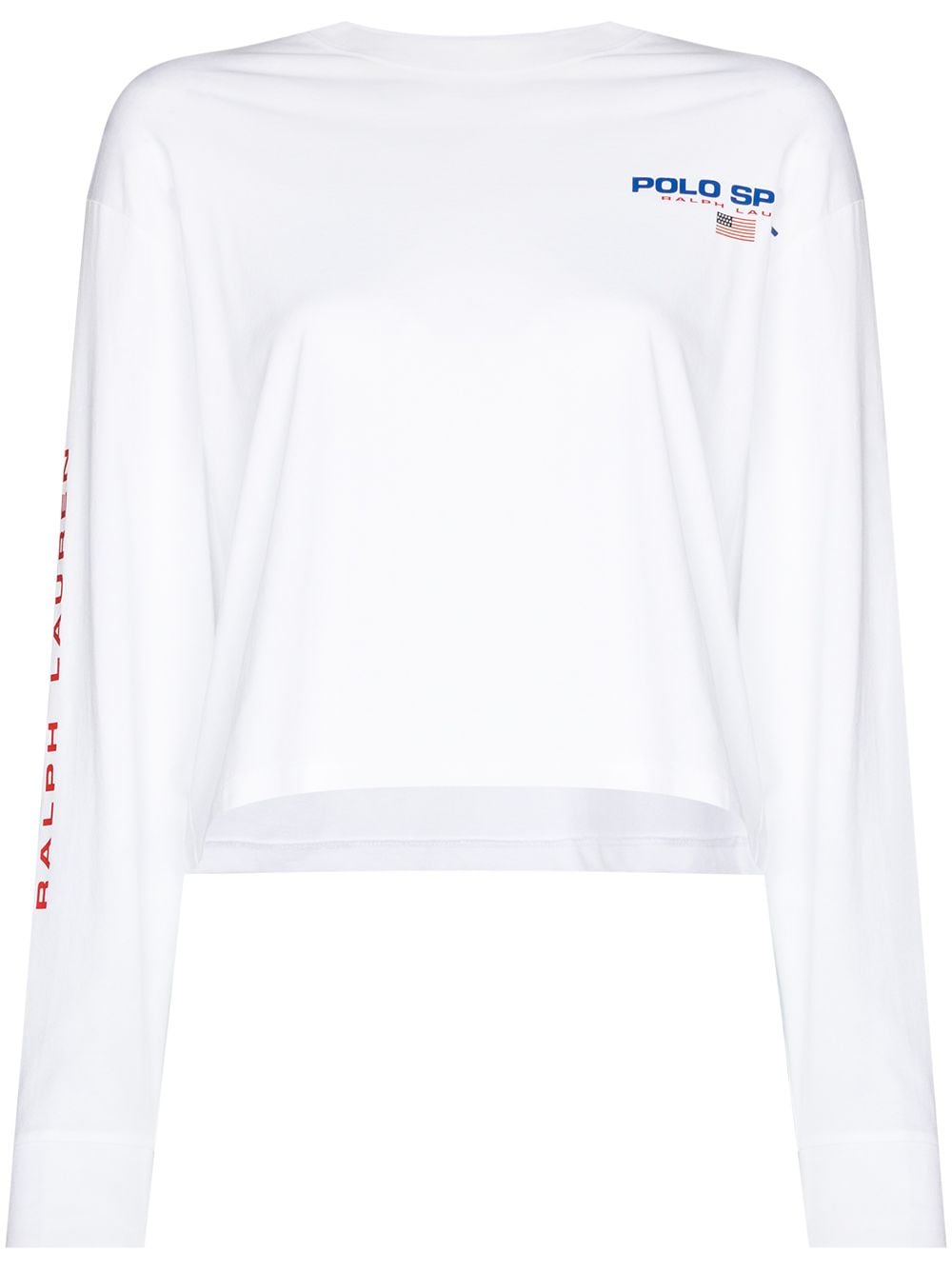 фото Polo ralph lauren sport футболка с длинными рукавами и логотипом