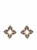 Roberto Coin 18kt rose gold Venetian Princess diamond stud earrings - Pink