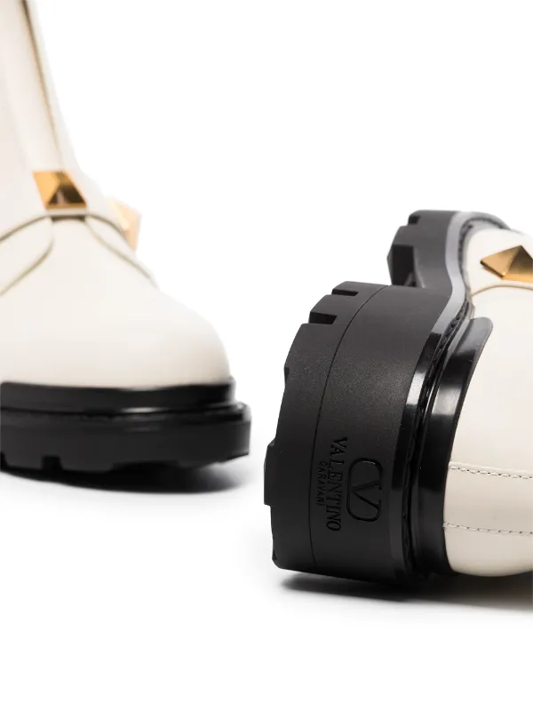 Valentino Garavani ローマンスタッズ コンバットブーツ 通販