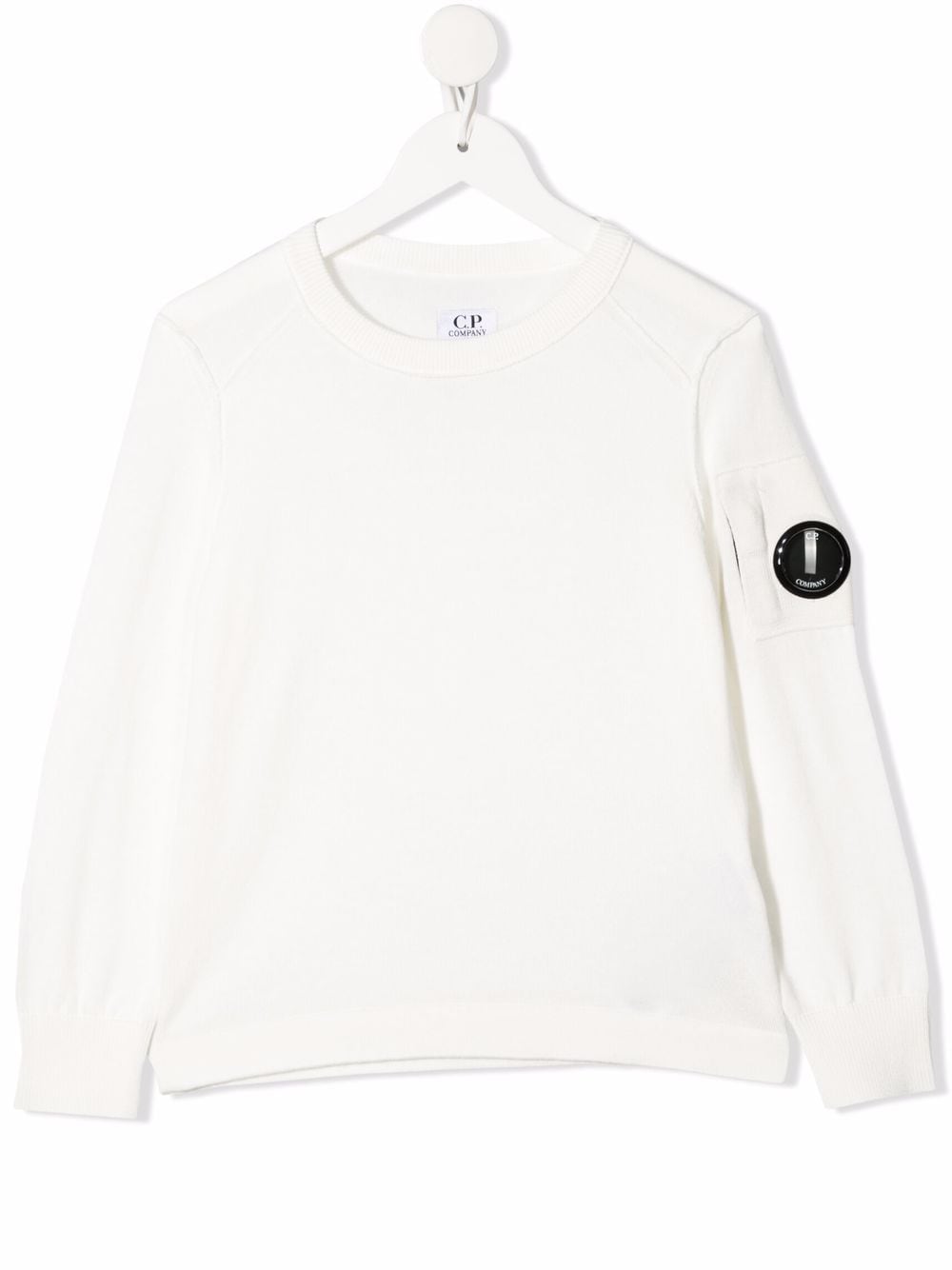 C.p. Company Crewneck Sweatshirt In Weiss