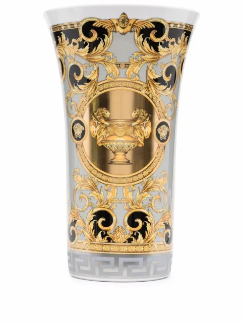 Versace Barocco-print vase