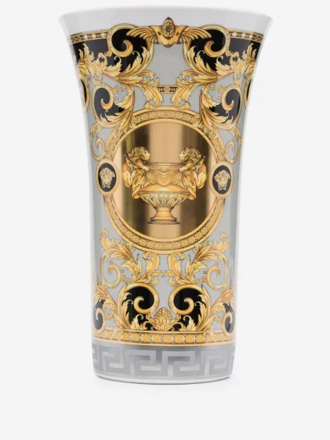 Versace Barocco-print vase