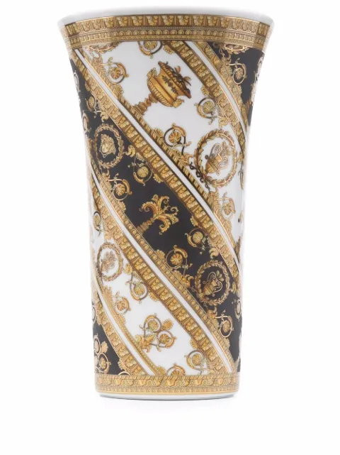 Versace Barocco-print vase