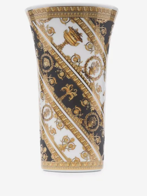 Versace Barocco-print vase