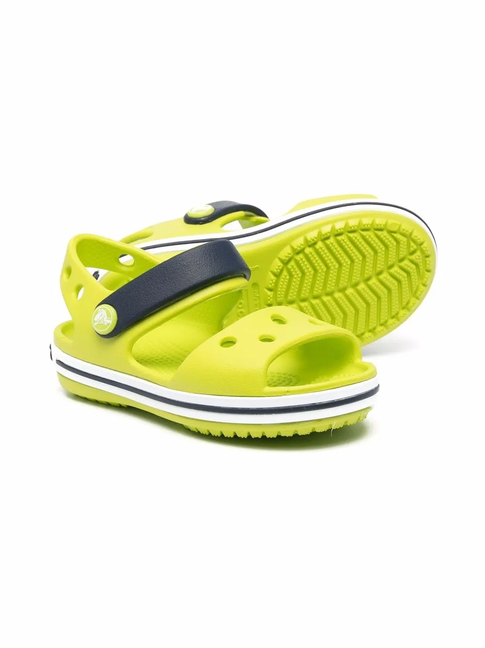 фото Crocs kids сандалии в стиле колор-блок