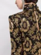 Saint Laurent long-sleeve ruffle-detail dress