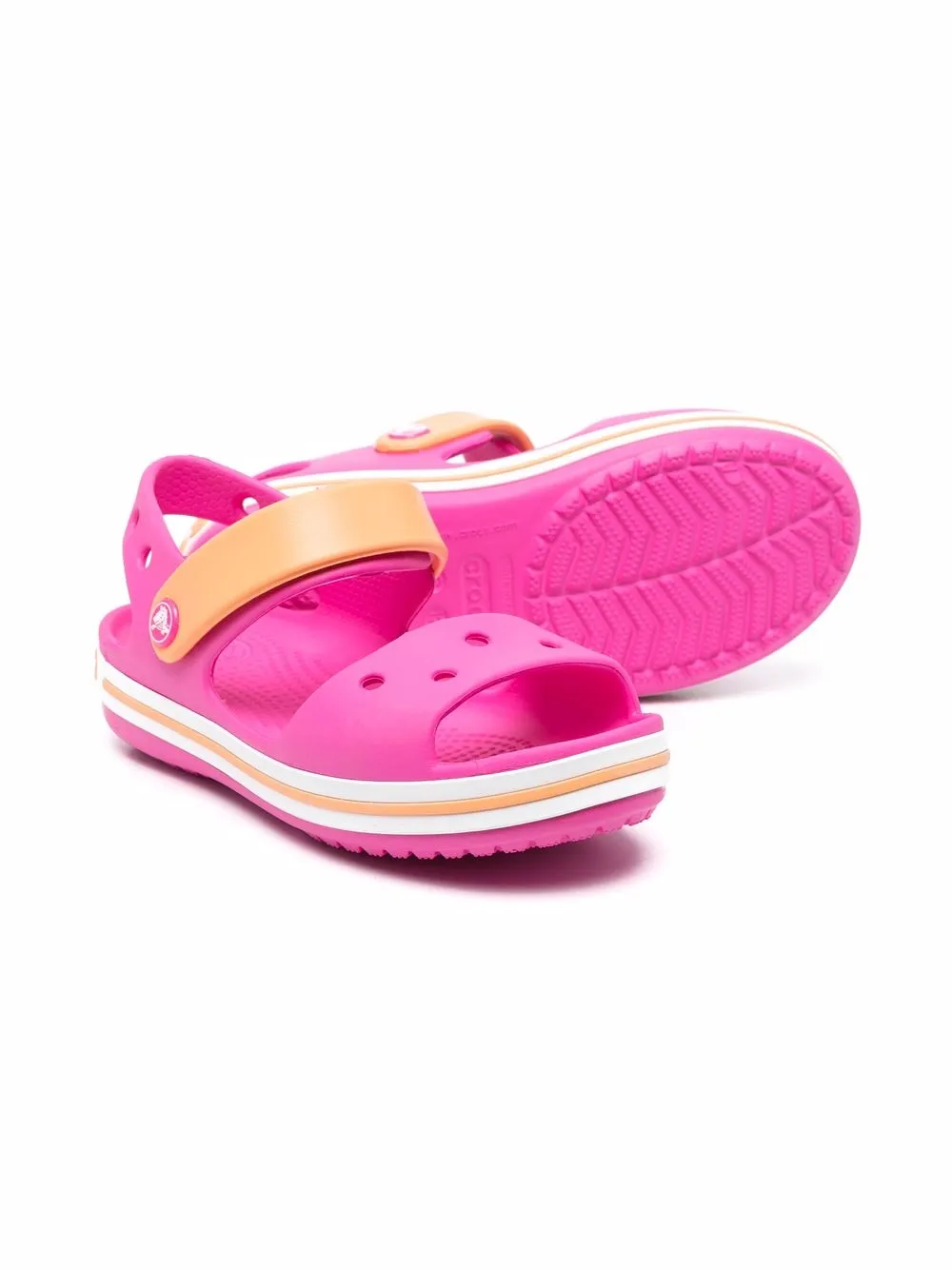 фото Crocs kids сандалии в стиле колор-блок