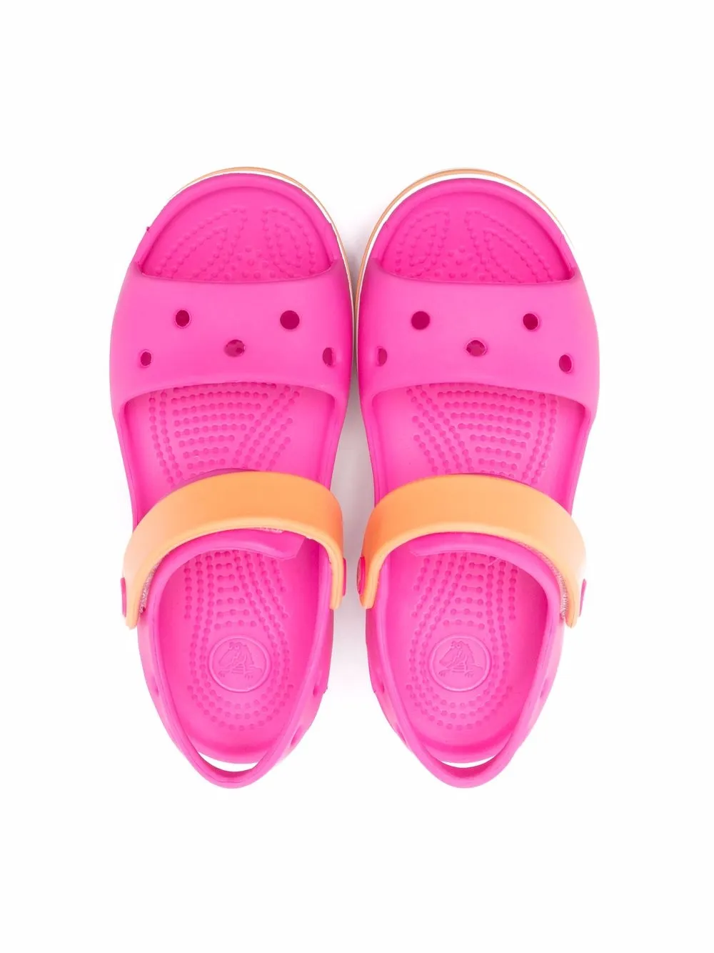 фото Crocs kids сандалии в стиле колор-блок