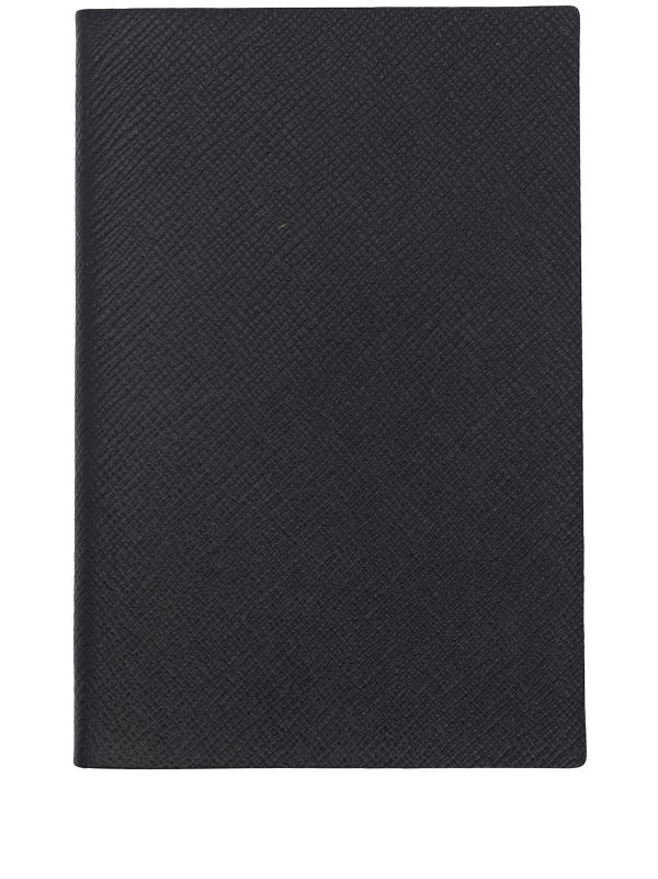 Smythson 'chelsea' Notebook In Black