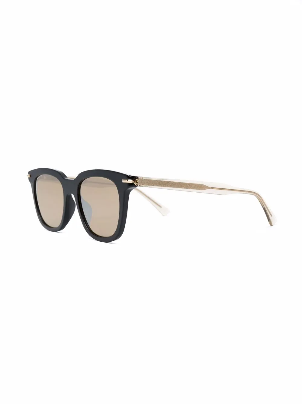 Shop Jimmy Choo Amos Square Frame Sunglasses In Schwarz