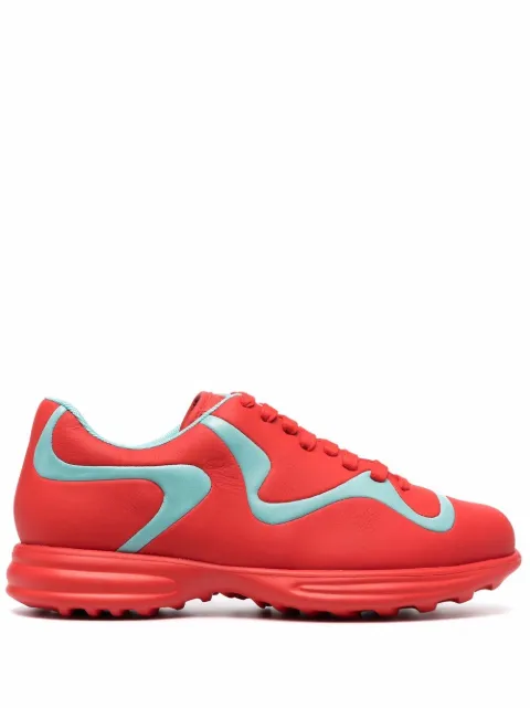 Camper tenis bajos con diseño color block