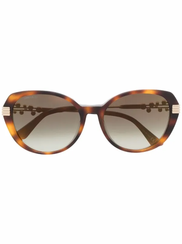 Jimmy Choo Eyewear Orly ラウンドフレーム サングラス - Farfetch