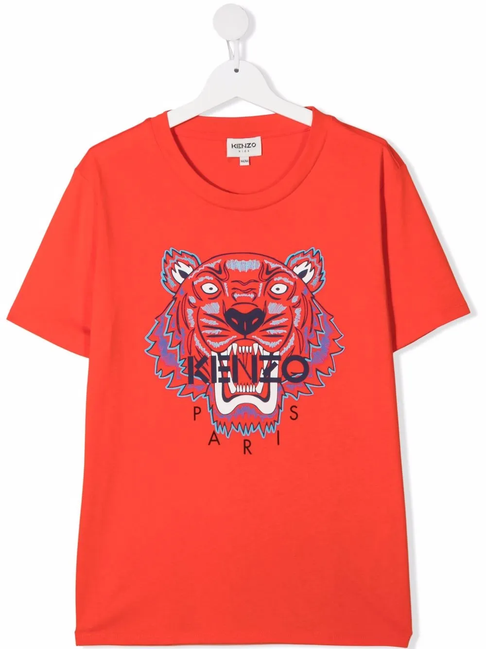 фото Kenzo kids футболка с принтом tiger