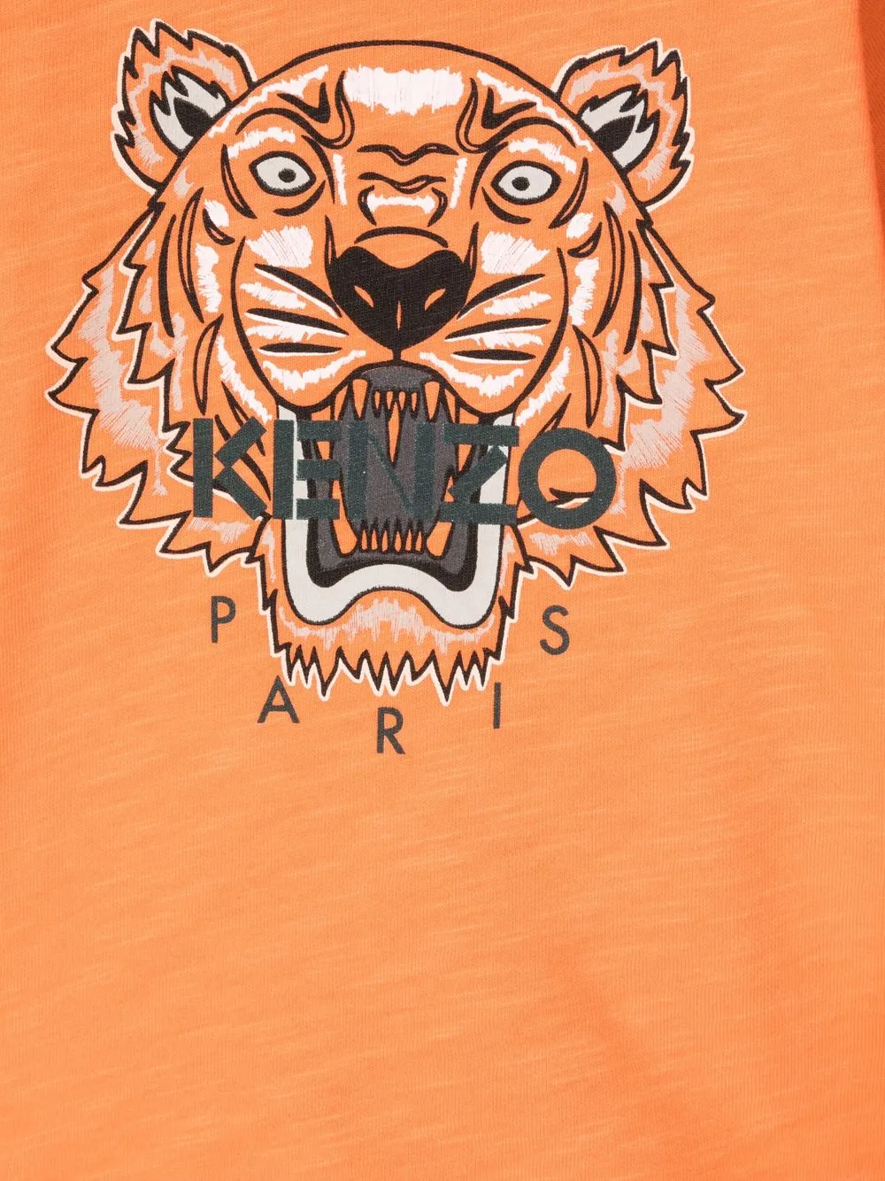 фото Kenzo kids футболка с принтом tiger