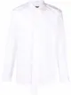 Image 1 of Comme Des Garçons Homme Plus cotton poplin drape-placket shirt