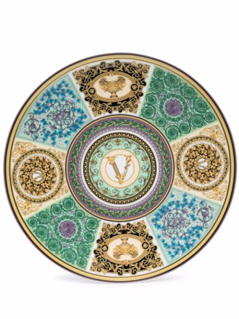 Versace Barocco Mosaic porcelain plate Men