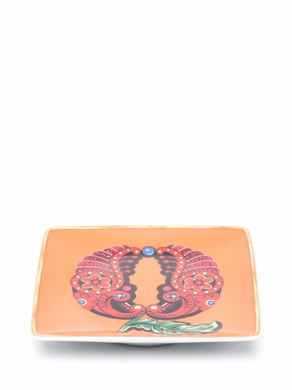 фото Versace декоративная тарелка с принтом q
