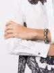 Image 2 of Ermanno Scervino coin pendant cuff bracelet