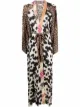 Image 1 of Anjuna Mix Africa print tied coat