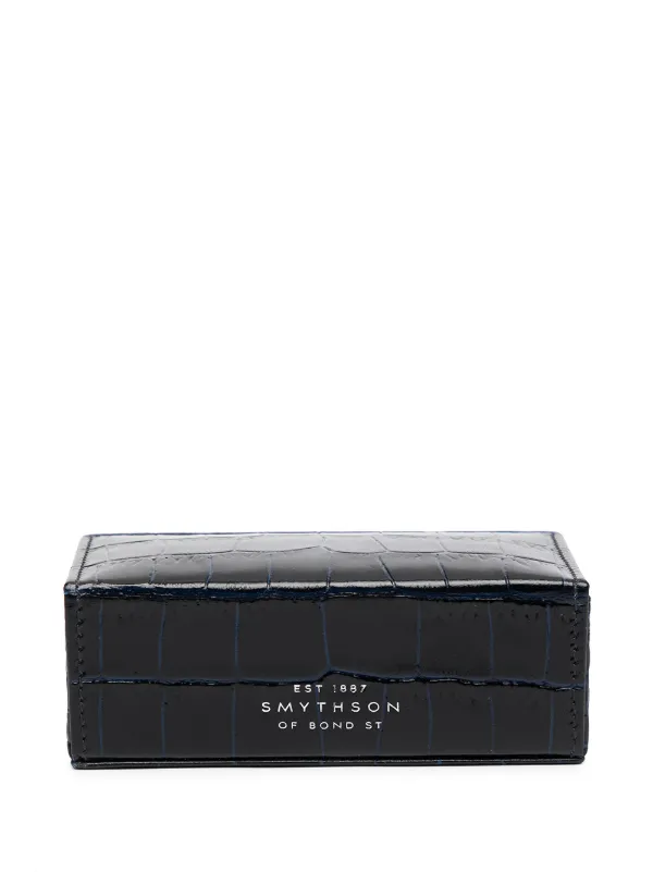 Smythson Mini Mara Cufflink Box - Farfetch Smythson Mini Mara Cufflink Box - Farfetch