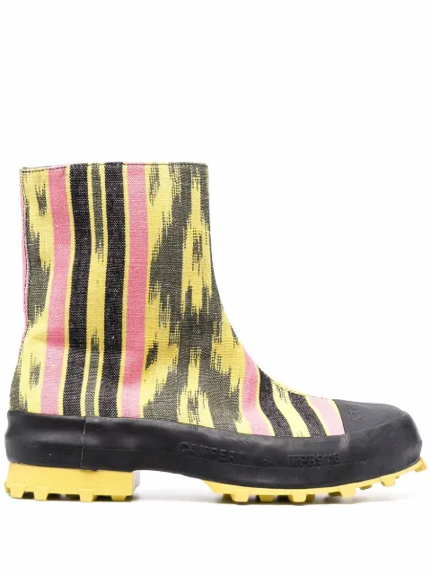 CamperLab Traktori abstract-print ankle boots 