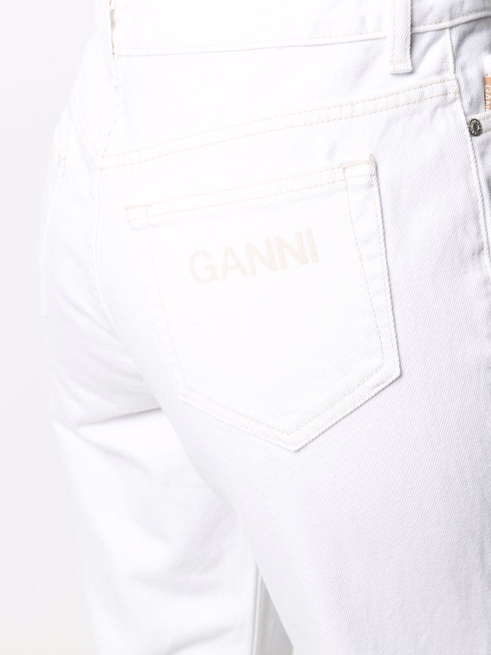 фото Ganni джинсы прямого кроя