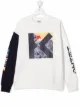 Image 1 of Kenzo Kids TEEN boat-motif cotton sweatshirt