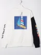 Image 2 of Kenzo Kids TEEN boat-motif cotton sweatshirt