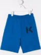 Image 2 of Kenzo Kids colour-block track shorts
