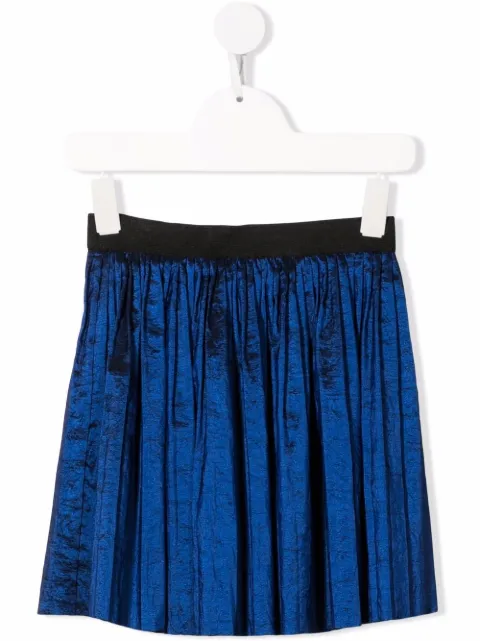 Andorine pleated slip-on skirt