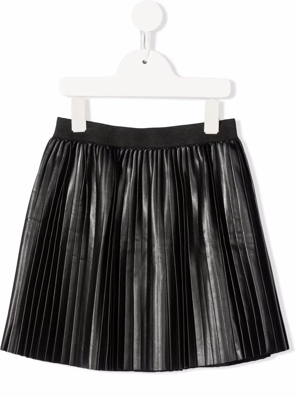 

Andorine TEEN elasticated-waist pleated skirt - Black