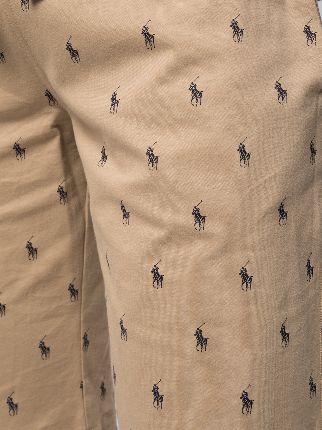 Polo Pony-print track shorts展示图