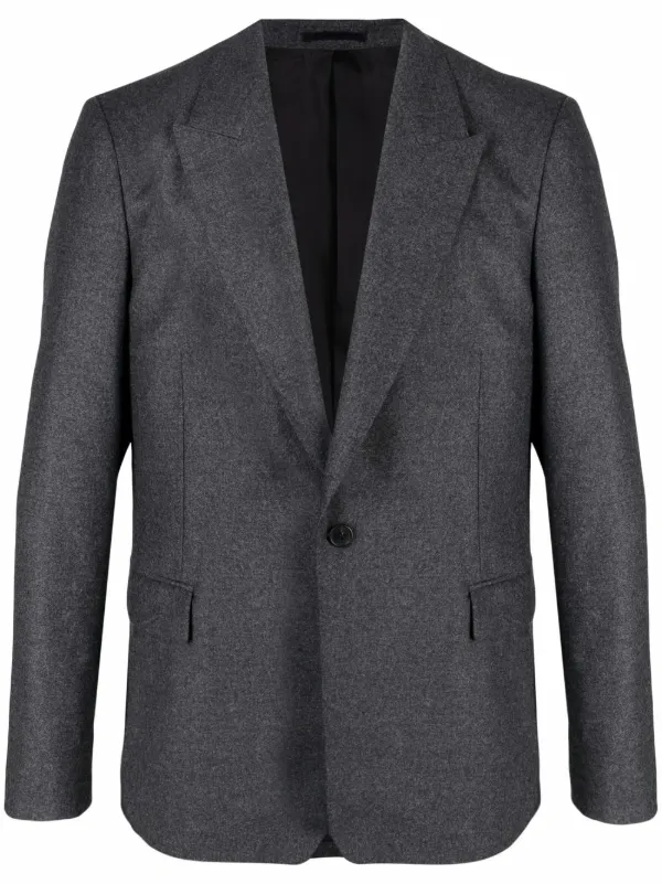 The Row Peak Lapels Single-breasted Blazer in Grey