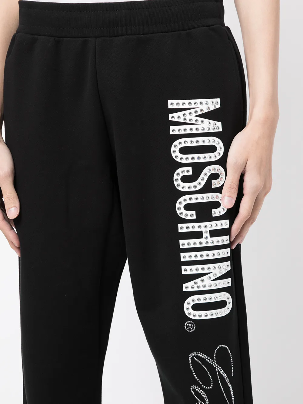 фото Moschino спортивные брюки с логотипом