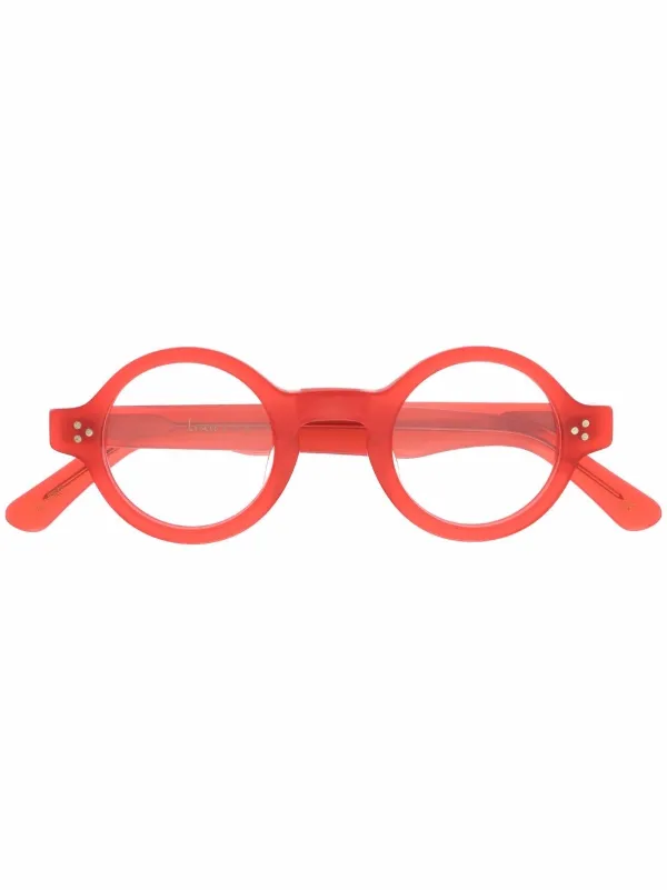 Lesca Lentes Redondos Burt Rojo FARFETCH CL
