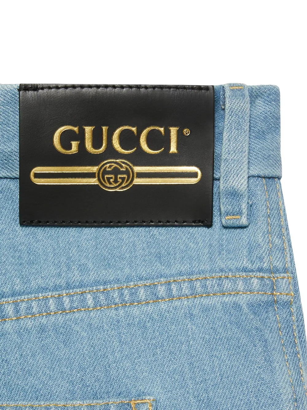 GUCCI ECO-WASHED FLARED JEANS