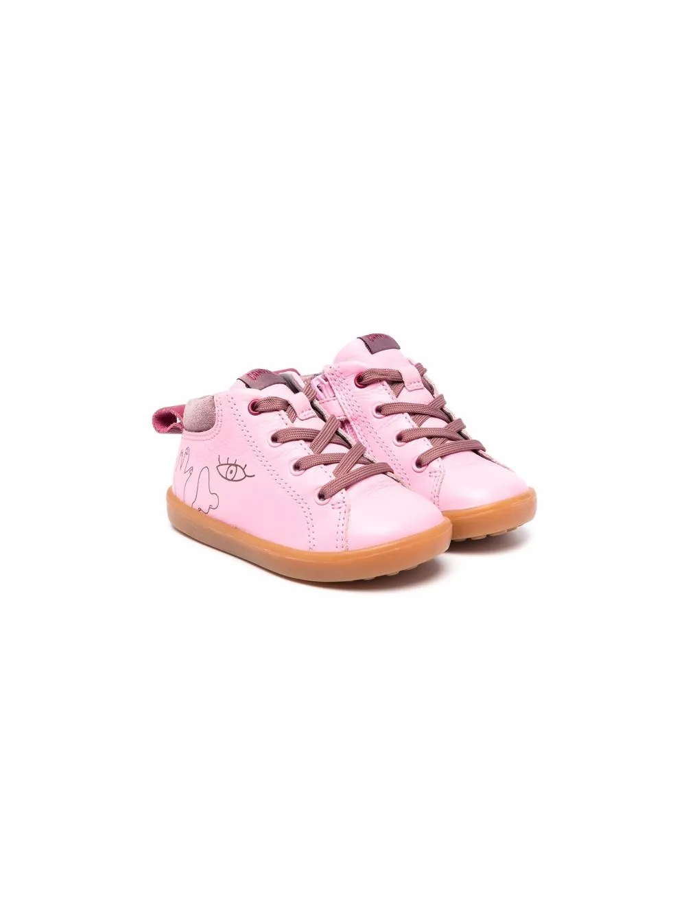 

Camper Kids tenis altos Twins - Rosado
