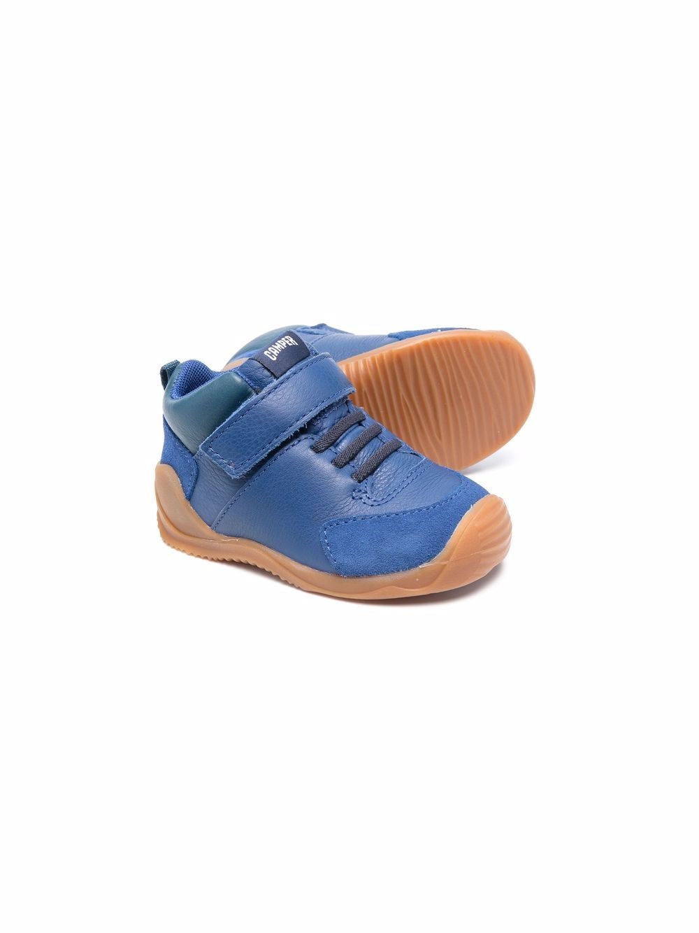 Shop Camper Dadda Touch-strap Sneakers In Blue