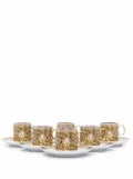 Versace Barocco Mosaic espresso cup and saucer set - Gold