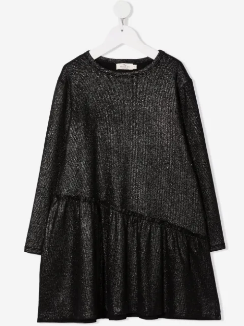Andorine Jurk met metallic-effect 