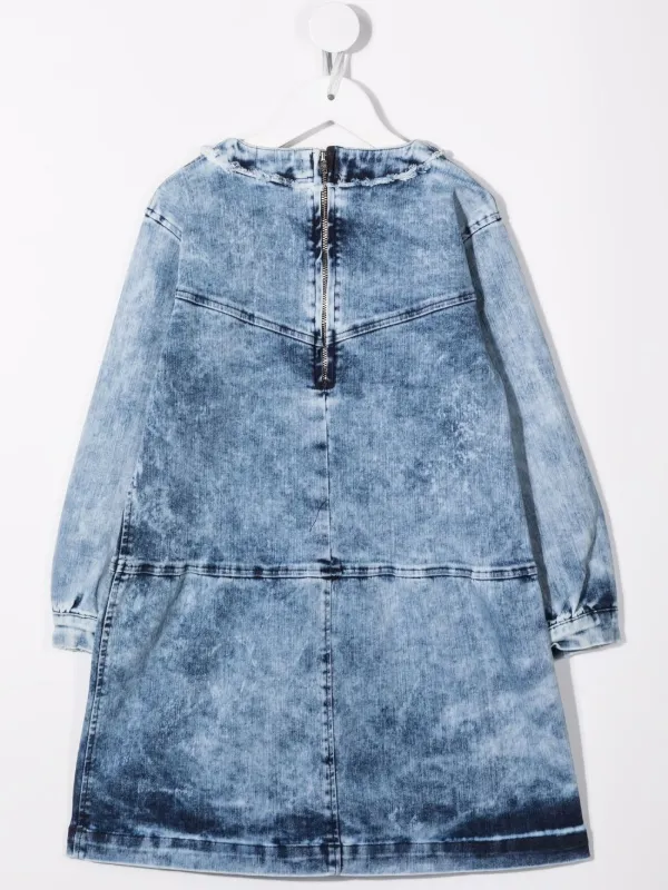 Andorine TEEN acid-wash Denim Dress 