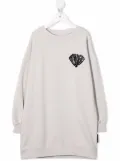 Andorine TEEN sequin-embroidered dress - Grey