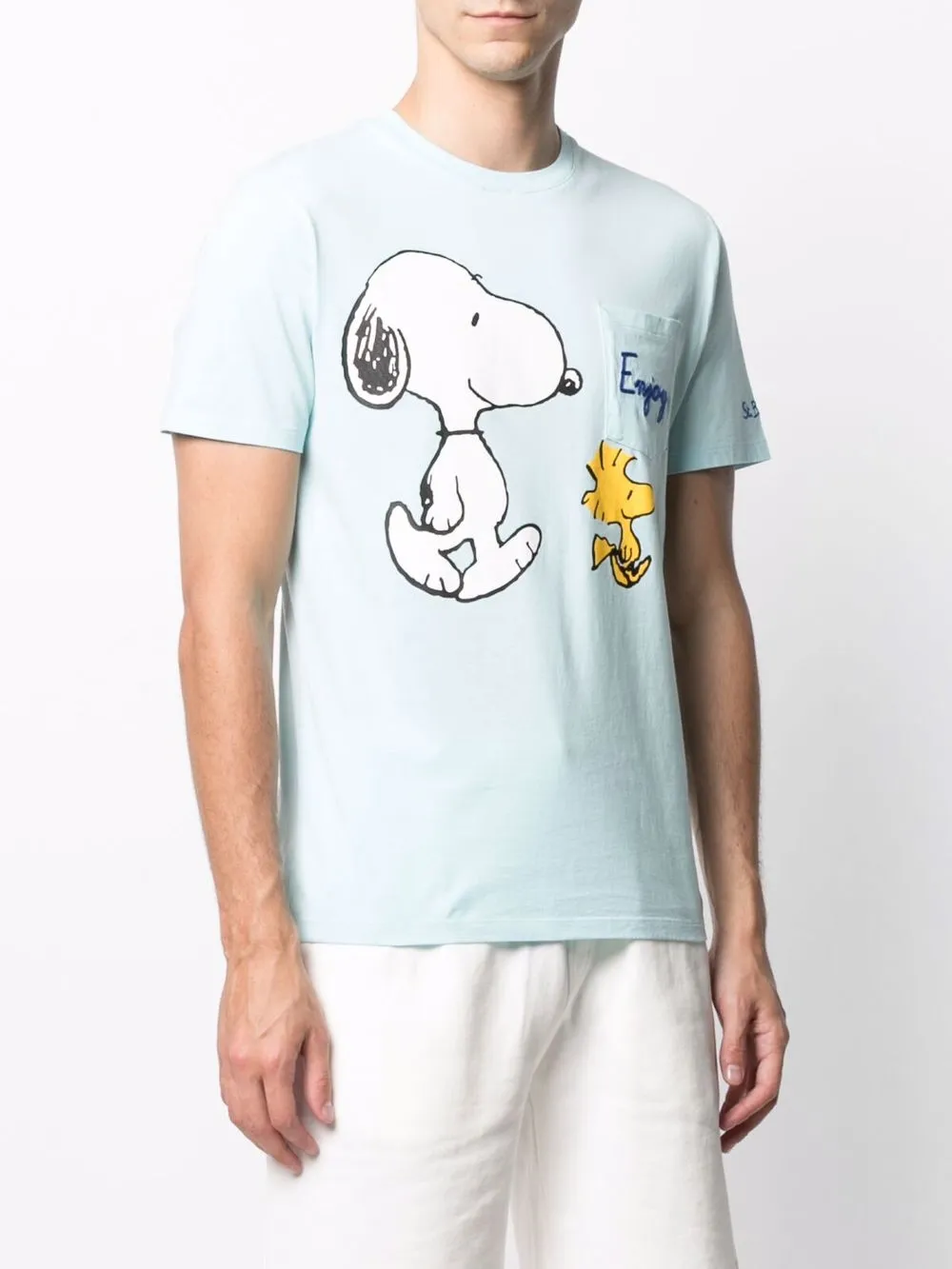фото Mc2 saint barth футболка с принтом snoopy