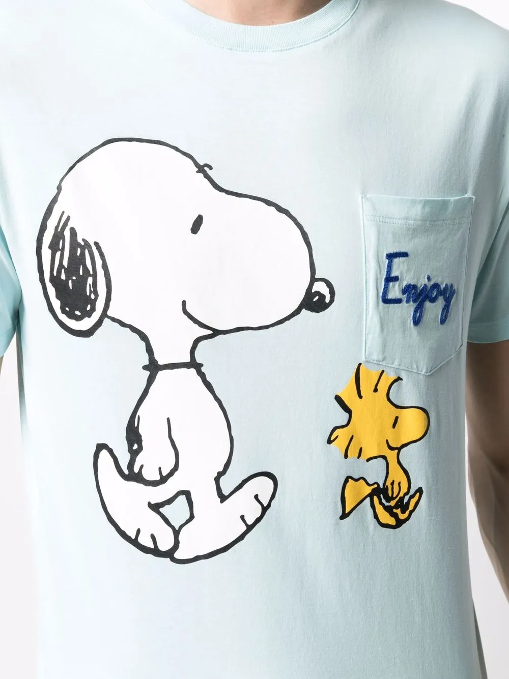 фото Mc2 saint barth футболка с принтом snoopy