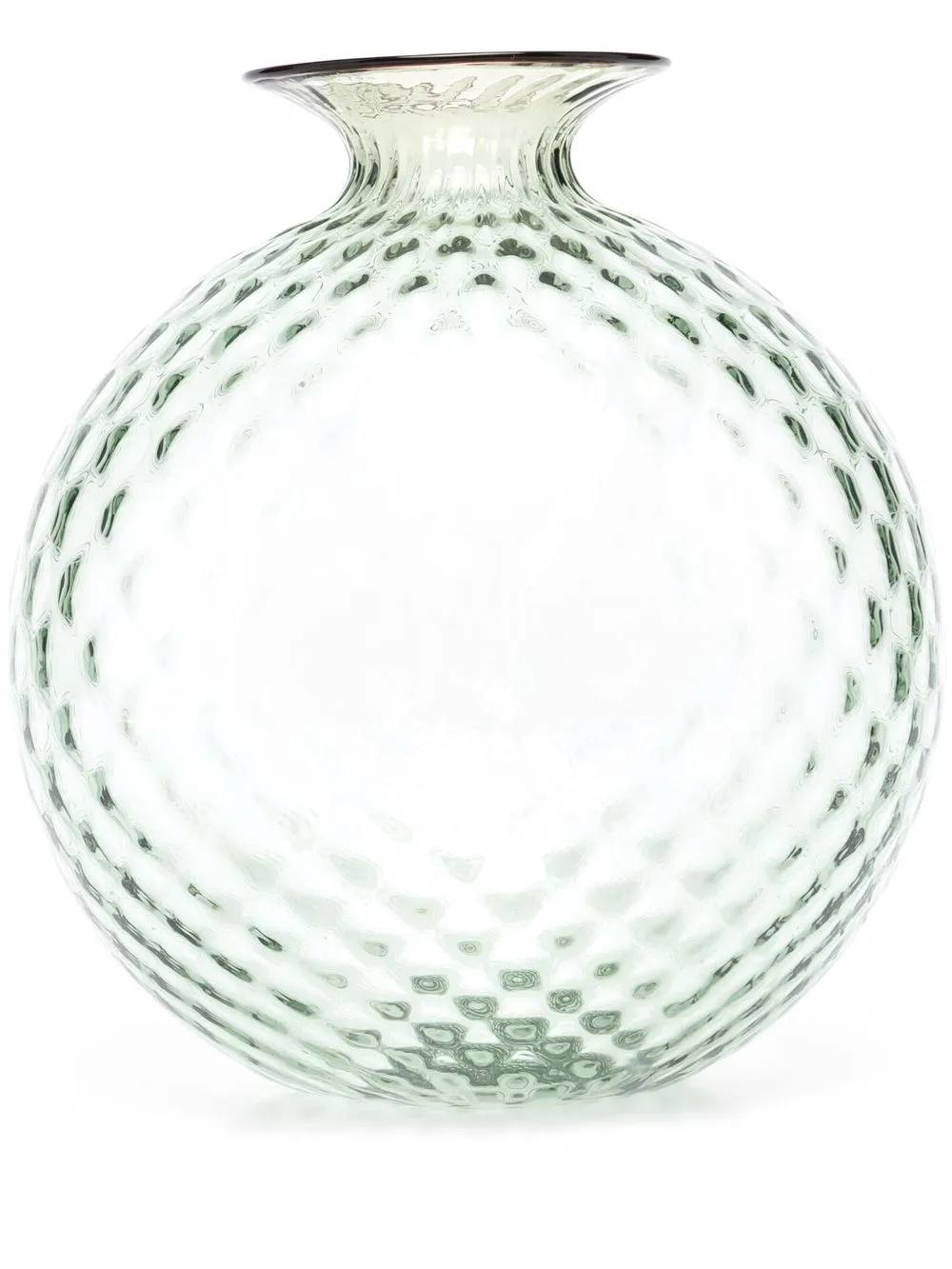 Shop Venini Monofiori Balloton Vase In Green