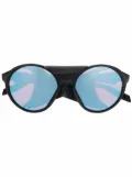 Oakley round-frame tinted-lens sunglasses - Black