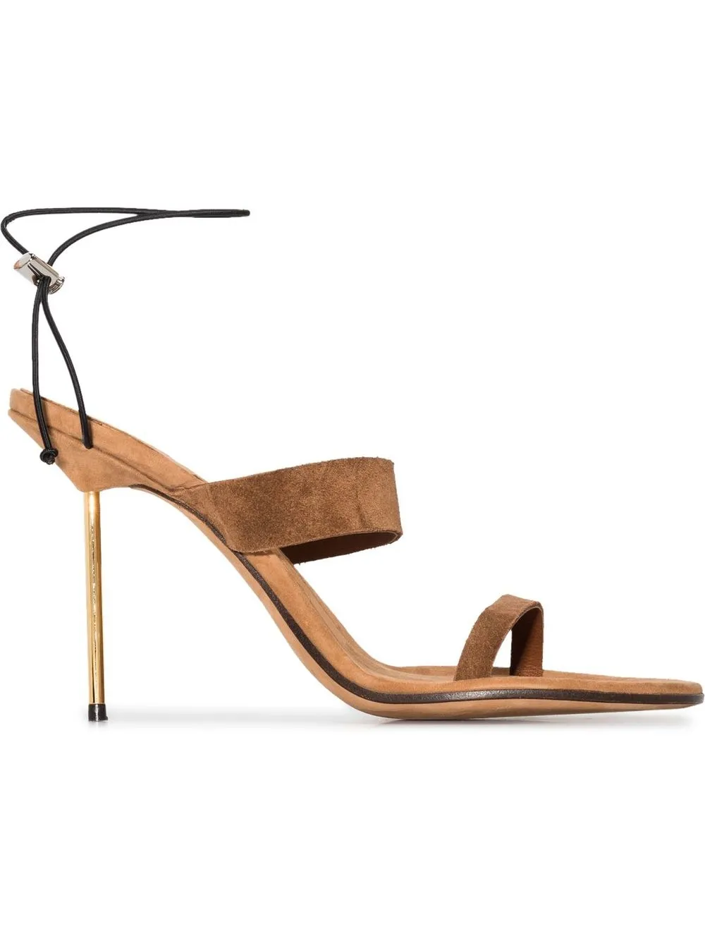 CONNER IVES DRAWSTRING 105MM SUEDE SANDALS